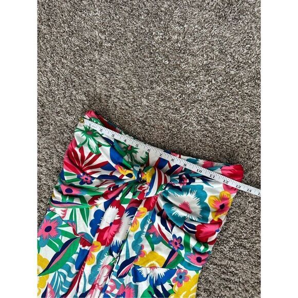 Boden Lilah Multiway Dress Size 6 Halter Strapless Smocked Back Colorful Floral - Picture 11 of 11